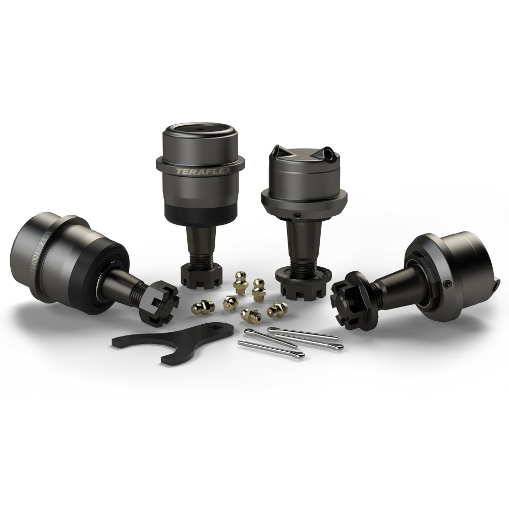 Kit pivoți HD Dana 30/44 sus și jos set de 4 fără moletare Jeep Wrangler JK Teraflex 3442002 Kit pivoți HD Dana 30/44 sus și jos set de 4 fără moletare Jeep Wrangler JK Teraflex 3442002