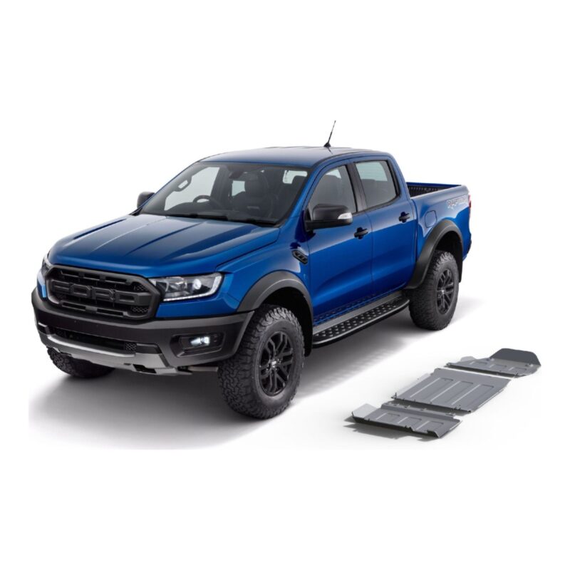 Kit scut aluminiu 3 piese Ford Ranger Raptor PX 2.0 Bi-Turbo 2019- 4 mm Rival 23333.1877.1 23333.1877.1