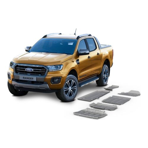 Kit scut aluminiu 3 piese Ford Ranger Raptor PX 2.0 Bi-Turbo 2019- 6 mm Rival 23333.1877.1.6 23333.1877.1.6