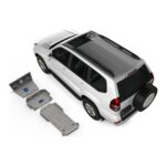 Kit scut aluminiu 3 piese Toyota Land Cruiser Prado 2007-2009 4 mm Rival 23333.5789.1 23333.5789.1
