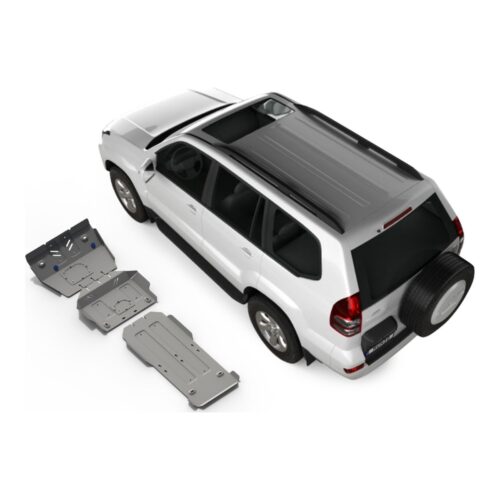 Kit scut aluminiu 3 piese Toyota Land Cruiser Prado 2007-2009 6 mm Rival 23333.5789.1.6 23333.5789.1.6