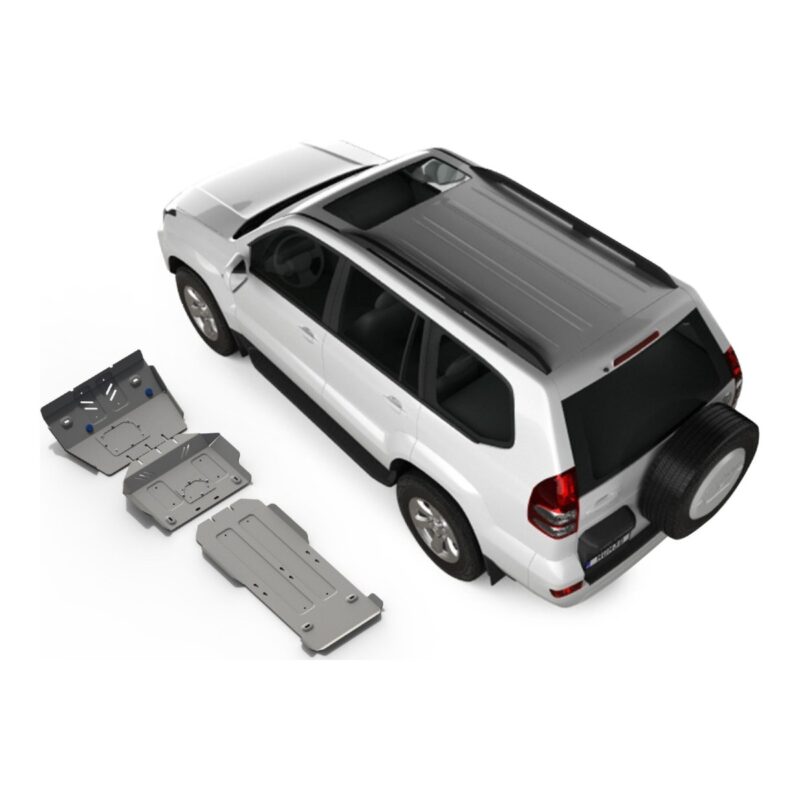 Kit scut aluminiu 3 piese Toyota Land Cruiser Prado 2007-2009 6 mm Rival 23333.5789.1.6 23333.5789.1.6