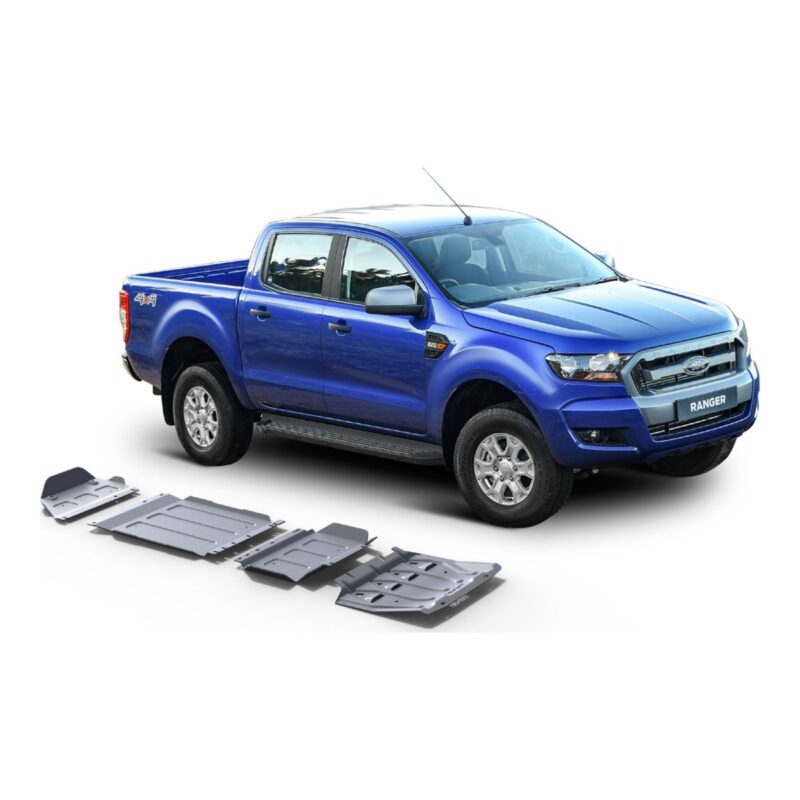 Kit scut aluminiu 4 piese Ford Ranger PX TDCi 2012-2015; 2016-2018; 2019- 6 mm Rival 23333.1876.1.6 23333.1876.1.6