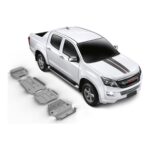 Kit scut aluminiu 4 piese Isuzu D-Max 1,9; 2,5TD 2012-2017; 2017-2020 6 mm Rival 23333.9101.1.6 23333.9101.1.6