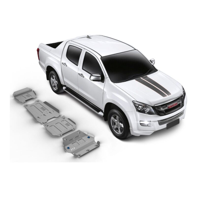Kit scut aluminiu 4 piese Isuzu D-Max 1,9; 2,5TD 2012-2017; 2017-2020 6 mm Rival 23333.9101.1.6 23333.9101.1.6