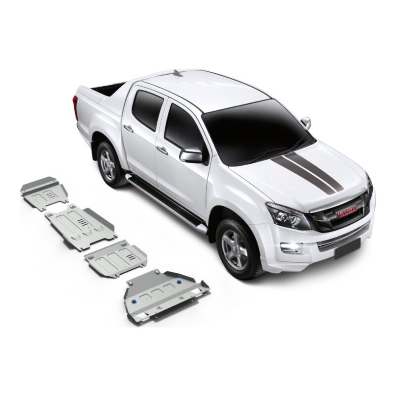 Kit scut aluminiu 4 piese Isuzu D-Max 1,9; 2,5TD 2012-2017; 2017-2020 6 mm Rival 23333.9110.1.6 23333.9110.1.6