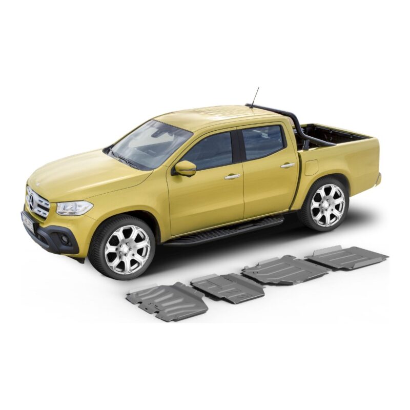 Kit scut aluminiu 4 piese Mercedes Benz X-Class 2,3TD 2018- 4 mm Rival 23333.3943.1 23333.3943.1