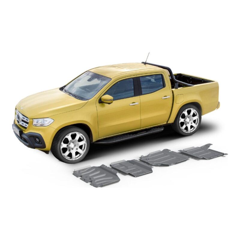 Kit scut aluminiu 4 piese Mercedes Benz X-Class 2018- 4 mm Rival 23333.4167.1 23333.4167.1