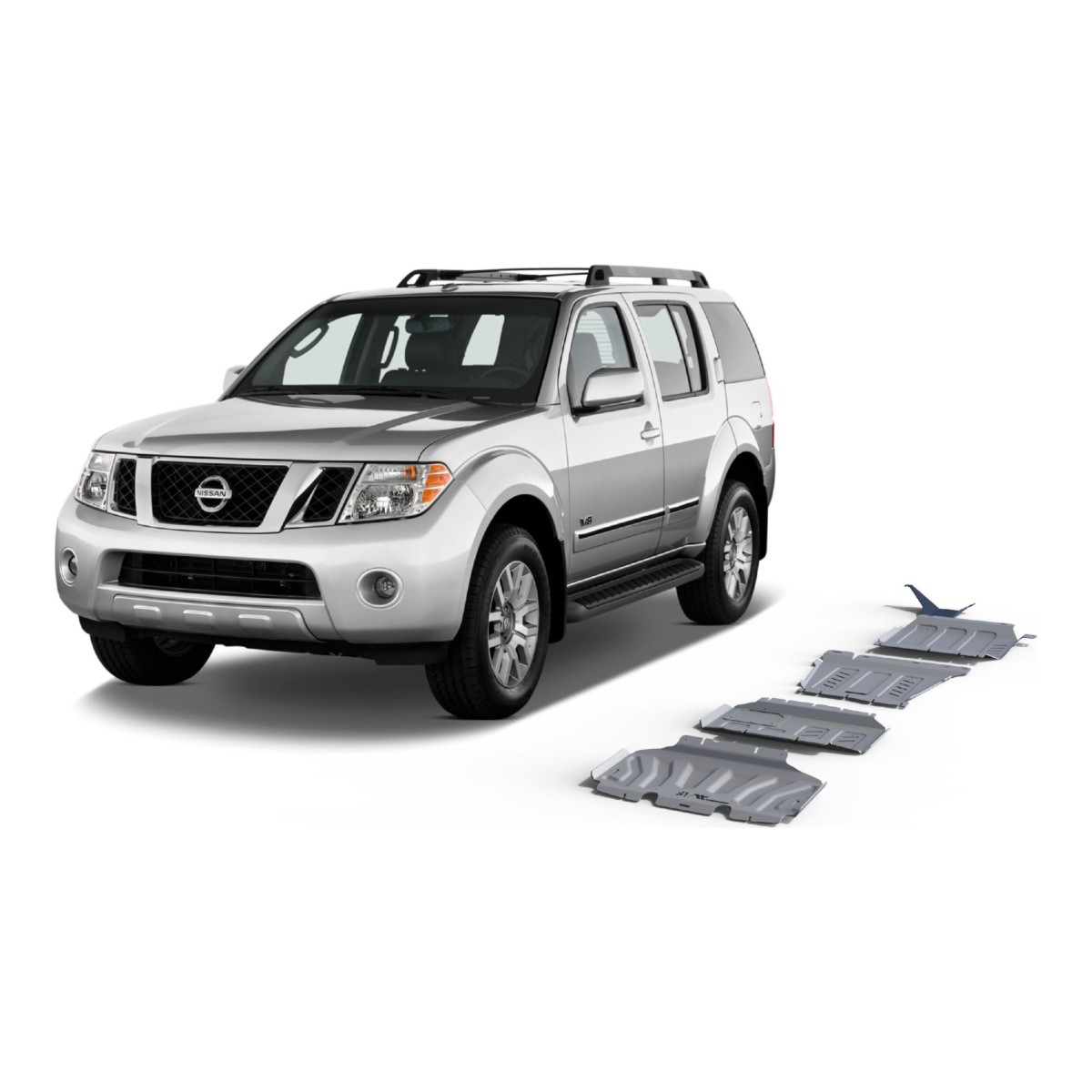 Kit scut aluminiu 4 piese Nissan Pathfinder R51 2005-2014 6 mm Rival 23333.4165.1.6 23333.4165.1.6 Kit scut aluminiu 4 piese Nissan Pathfinder R51 2005-2014 6 mm Rival 23333.4165.1.6 23333.4165.1.6
