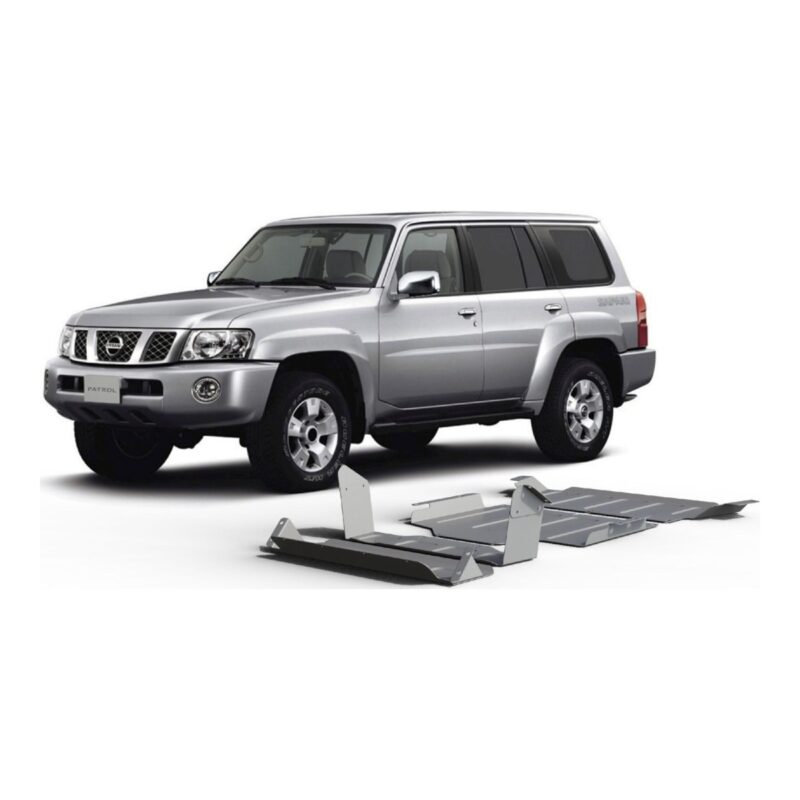 Kit scut aluminiu 4 piese Nissan Patrol Y61 3,0; 4,8 2004-2010 6 mm Rival 23333.4115.1.6 23333.4115.1.6