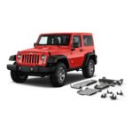 Kit scut aluminiu 5 piese Jeep Wrangler JL cu bara din aluminiu 2018- 6 mm Rival 23333.2750.1.6 23333.2750.1.6