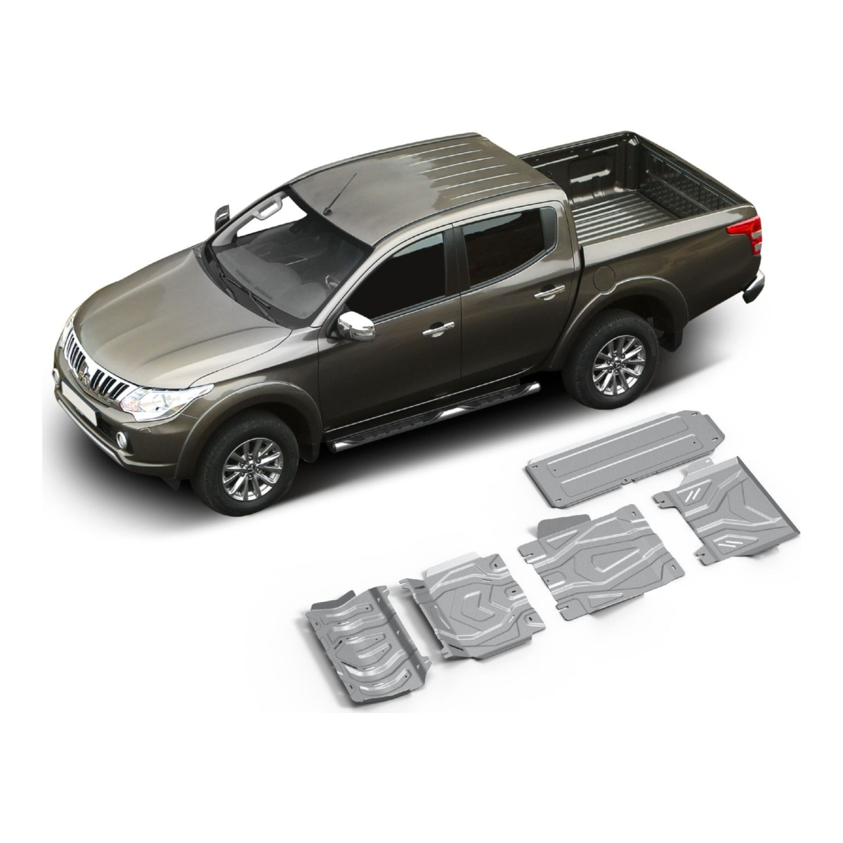Kit scut aluminiu 5 piese Mitsubishi L200 2015-2019; 2019- 6 mm Rival 23333.4059.1.6 23333.4059.1.6 Kit scut aluminiu 5 piese Mitsubishi L200 2015-2019; 2019- 6 mm Rival 23333.4059.1.6 23333.4059.1.6