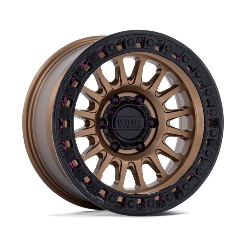 Jantă aliaj KMC KM552 IMS 17X8.5 5x127 MATTE BRONZE W/ GLOSS BLACK LIP ET 25 CB 71.5 KM552ZB17855025