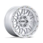 Jantă aliaj KMC KM555 ATTACK 17X8.5 6x139.7 GLOSS SILVER W/ MACHINED FACE ET 25 CB 106.1 KM555SD17856825