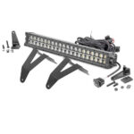 Bară LED 20” cu DRL ascunsă în bara față RAM 1500 DT 2019-2024 Rough Country Black Series 70779DRL