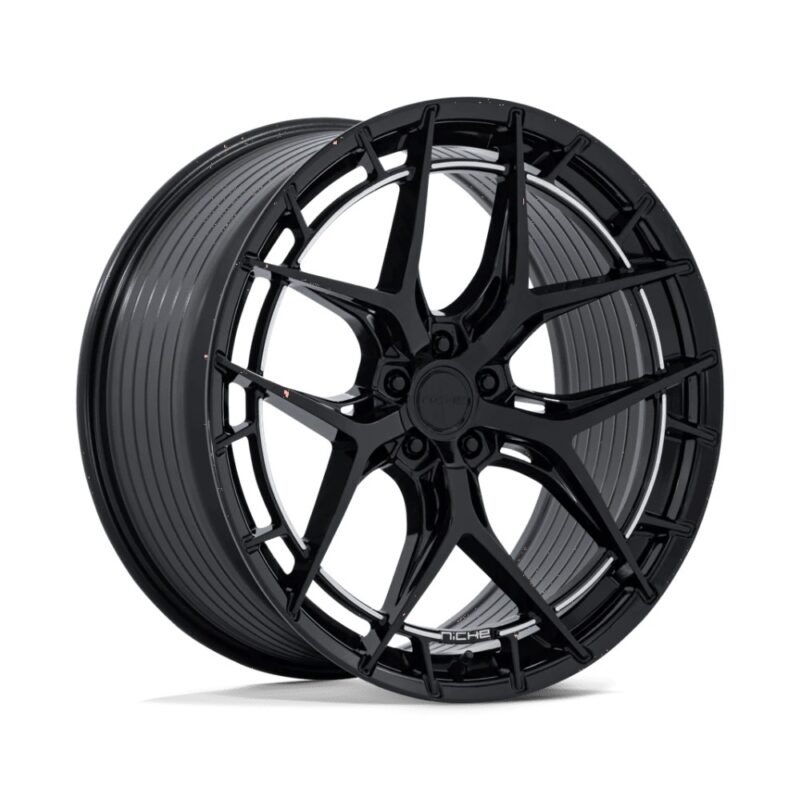 Jantă aliaj Niche NC286 RIVIERA 20X9.5 5x115 GLOSS BLACK ET 15 CB 72.56 NC286BX20951515