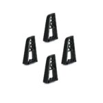Opritoare încărcătură plastic Omtec cu 2 chingi 3 m, set 4 buc.