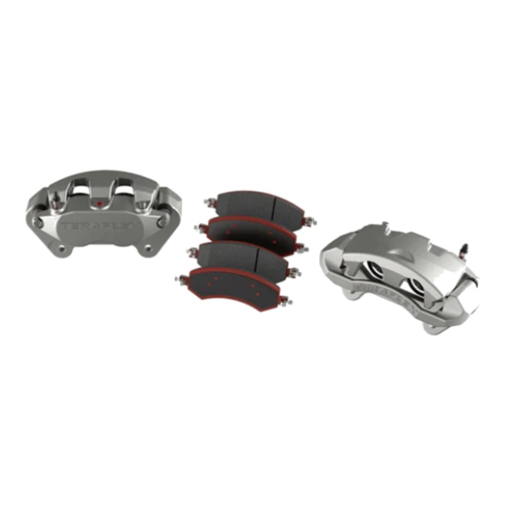 Pereche etriere Delta cu plăcuțe față Jeep Wrangler JL, JK și Gladiator JT Teraflex 4403401 Pereche etriere Delta cu plăcuțe față Jeep Wrangler JL, JK și Gladiator JT Teraflex 4403401