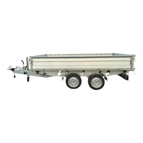 Remorca basculanta hidraulic 2000kg dublu ax REPO SSB 2515/20 2500 x 1500 x 300 mm - imagine 2