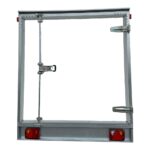 Remorca furgon 750kg REPO PEC 2011/07 2050 x 1150 x 1150 mm - imagine 5