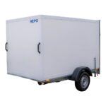 Remorca furgon 750kg cu rampa REPO PEC 2515/07 2500 x 1500 x 1500 mm - imagine 2