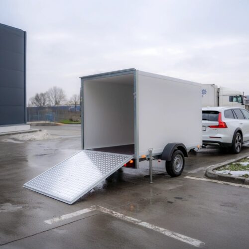 Remorca furgon 750kg cu rampa REPO PEC 2515/07 2500 x 1500 x 1500 mm - imagine 4