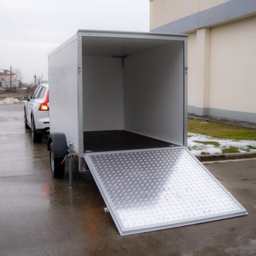 Remorca furgon 750kg cu rampa REPO PEC 2515/07 2500 x 1500 x 1500 mm - imagine 5