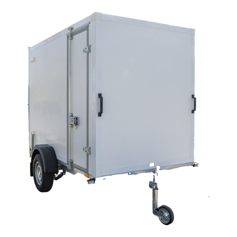 Remorca furgon 1300kg cu rampa REPO REC 3015/13 3050 x 1550 x 1850 mm