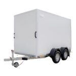 Remorca furgon 2700kg dublu ax cu rampa REPO SEC 3515/27 3530 x 1500 x 1800 mm