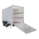 Remorca furgon 2700kg dublu ax cu rampa REPO SEC 3515/27 3530 x 1500 x 1800 mm - imagine 3