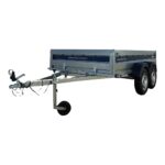 Remorca auto 750kg dublu ax basculabila REPO QRDS PRO 2600 x 1500 x 390 mm