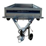 Remorca auto 750kg dublu ax basculabila REPO QRDS PRO 2600 x 1500 x 390 mm - imagine 2