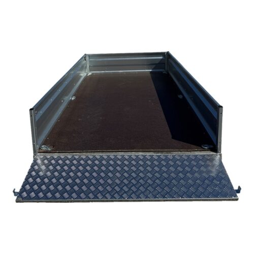 Remorca auto 750kg dublu ax basculabila REPO QRDS PRO 2600 x 1500 x 390 mm - imagine 5