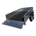 Remorca auto 750kg dublu ax basculabila REPO QRDS PRO 2600 x 1500 x 390 mm - imagine 6