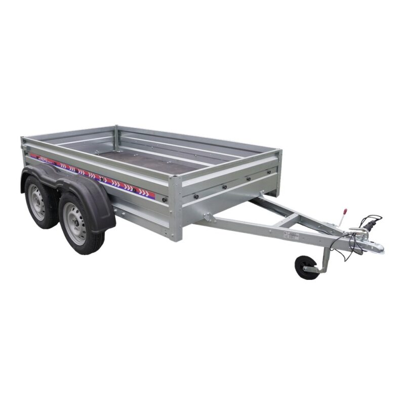 Remorca auto 750kg dublu ax REPO RRS PRO DUO 2355 x 1240 x 350 mm