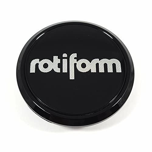 Capac central Rotiform negru lucios cu logo argintiu 1005-41GBS