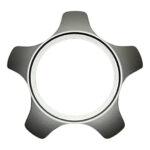 Placă capac central Rotiform argintiu 33410-16RS