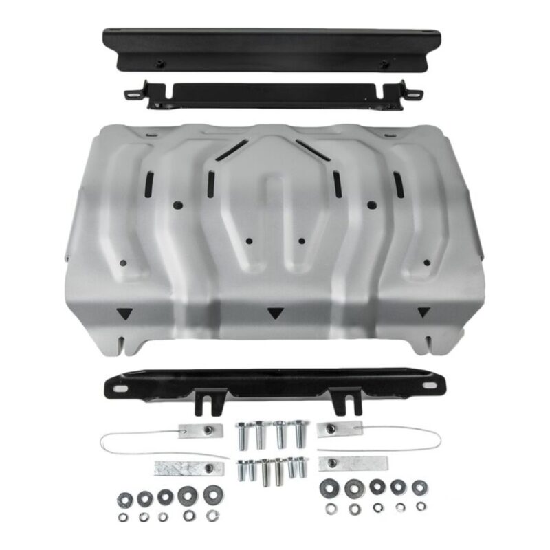 Scut radiator pentru Mitsubishi L200 / Triton KL 2015-2019; 2019- 2,4D; 2,2D, din aluminiu,4 mm, Rival 2333.4046.2