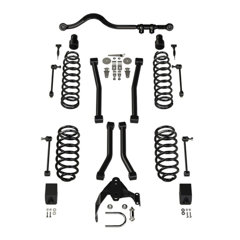 Sistem suspensie cu 4 brațe Sport Jeep Wrangler JK 4 uși fără amortizoare lift 3” Teraflex 1156224