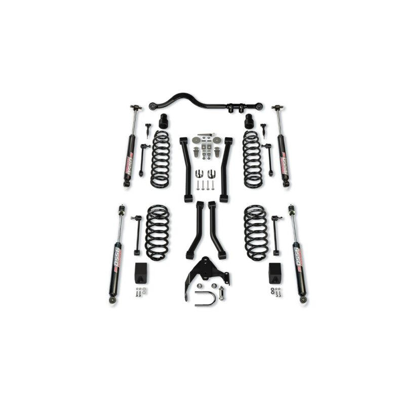 Sistem suspensie cu 4 brațe Sport Jeep Wrangler JK 2 uși cu amortizoare 9550 lift 3” Teraflex 1256223