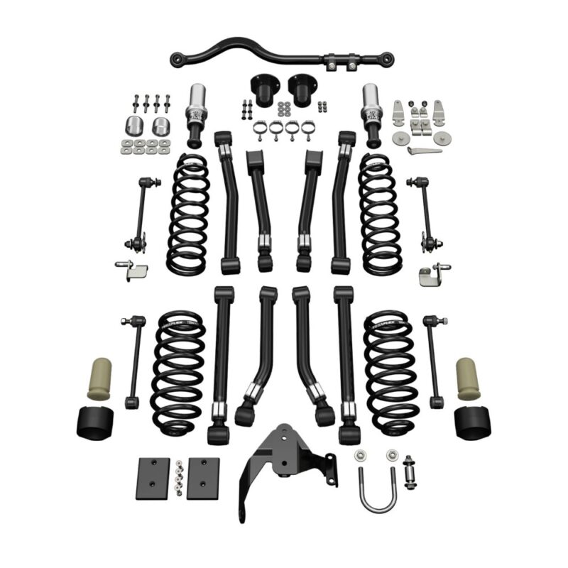 Sistem suspensie Alpine CT3 brațe scurte Jeep Wrangler JK 2 uși fără amortizoare lift 3” Teraflex 1223000