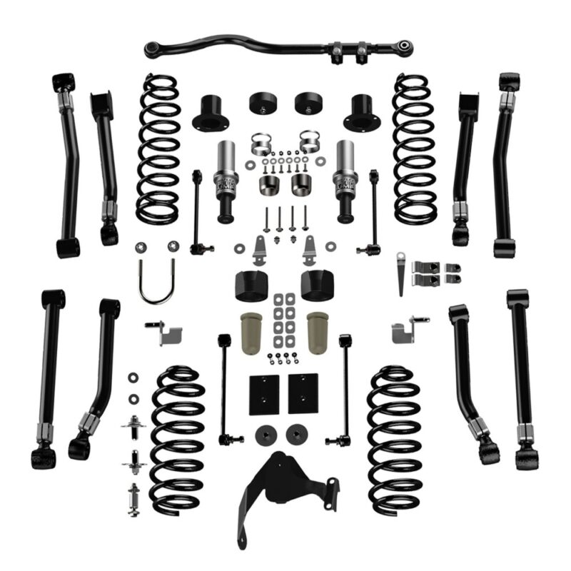 Sistem suspensie Alpine CT3 Outback brațe scurte Jeep Wrangler JK 2 uși fără amortizoare lift 3” Teraflex 1167202