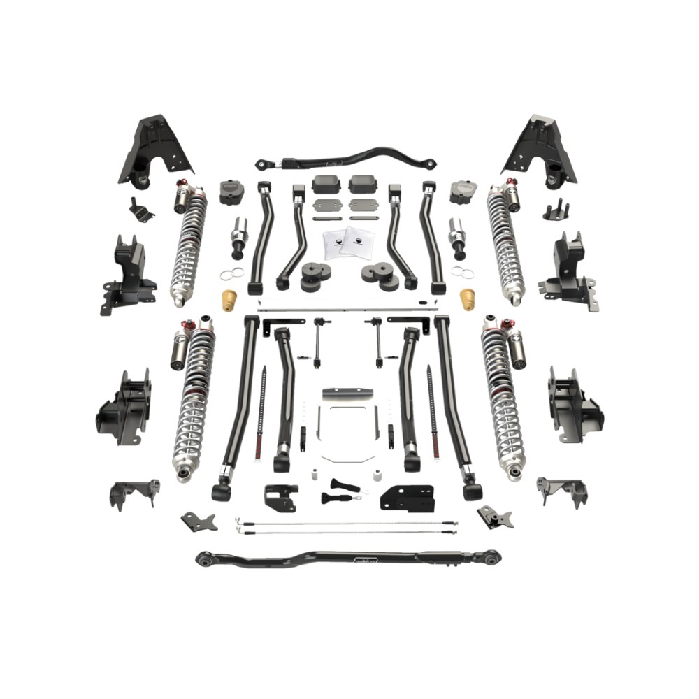 Sistem suspensie coilover Alpine RT Jeep Wrangler JL 4 uși 2.0L e-Torque față 44 spate 60 lift 4.5” Teraflex 1357012 Sistem suspensie coilover Alpine RT Jeep Wrangler JL 4 uși 2.0L e-Torque față 44 spate 60 lift 4.5” Teraflex 1357012