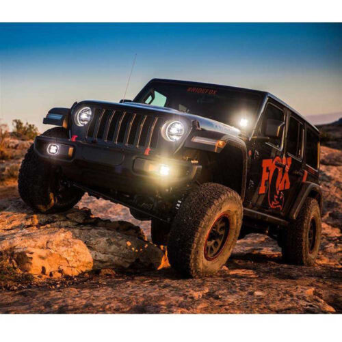 Amortizor de direcție 2.0 Performance Jeep Wrangler JL din 2018 și Gladiator JT din 2020 FOX 985-02-127