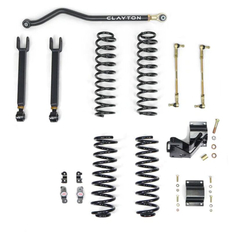 Kit suspensie Ride Right+ Jeep Wrangler JK 2007-2018 4 uși lift 2.5” Clayton Off Road COR-3108425