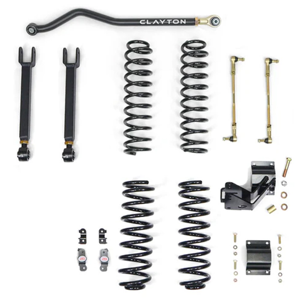 Kit suspensie Ride Right+ Jeep Wrangler JK 2007-2018 2 și 4 uși lift 3.5” Clayton Off Road COR-3108435 Kit suspensie Ride Right+ Jeep Wrangler JK 2007-2018 2 și 4 uși lift 3.5” Clayton Off Road COR-3108435