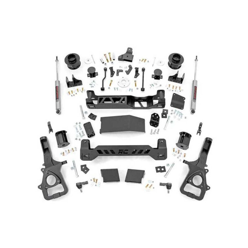 Kit lift suspensie RAM 1500 DT 2019-2024 22XL cu Air Ride lift 5” cu amortizoare N3 Rough Country 34430A