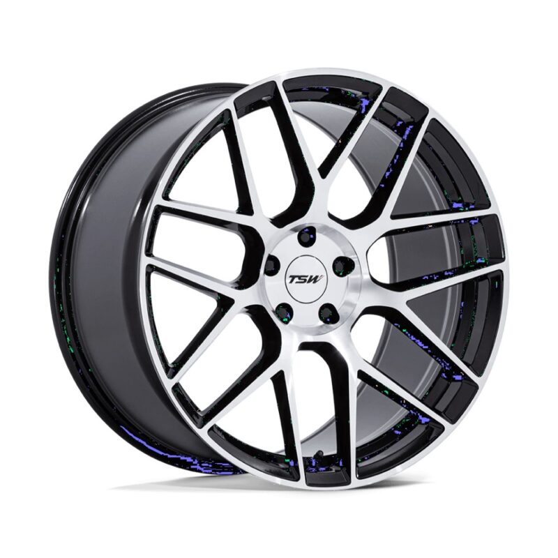 Jantă aliaj TSW TW002 LASARTHE 20X10.5 5x112 GLOSS BLACK MACHINED ET 30 CB 66.56 TW002BD20055730