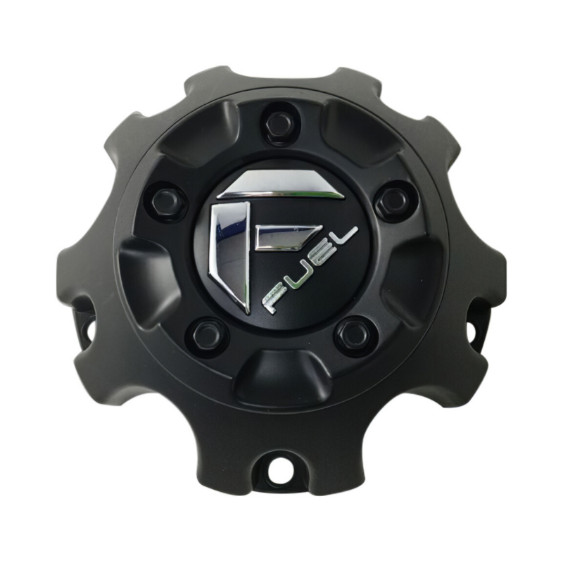 Capac central jantă Fuel Off-Road cu șuruburi negru mat cu logo crom 5x127 1002-33MB